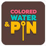 Colored Water And Pin
